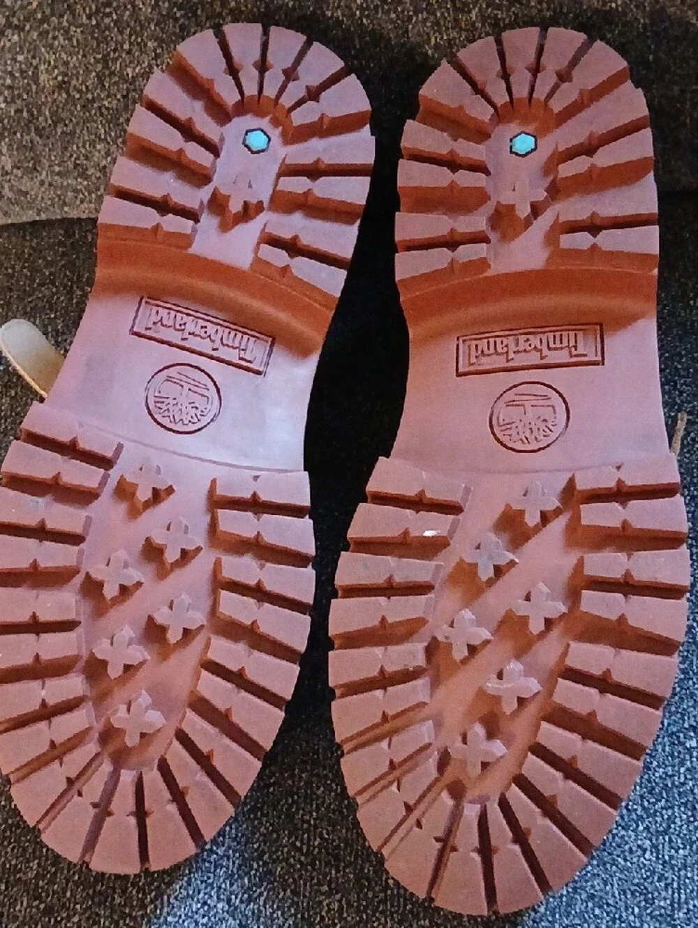 Timberland Tan Leather Woven Strap Loafers